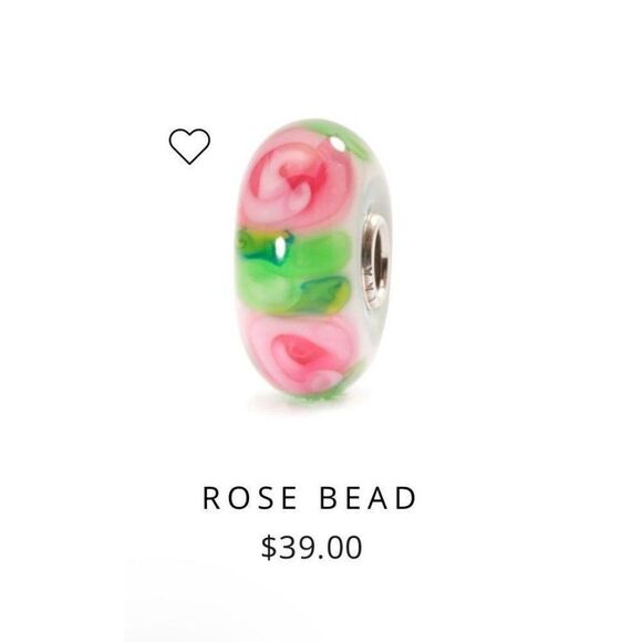 Trollbead Rose Bead - Picture 4 of 4